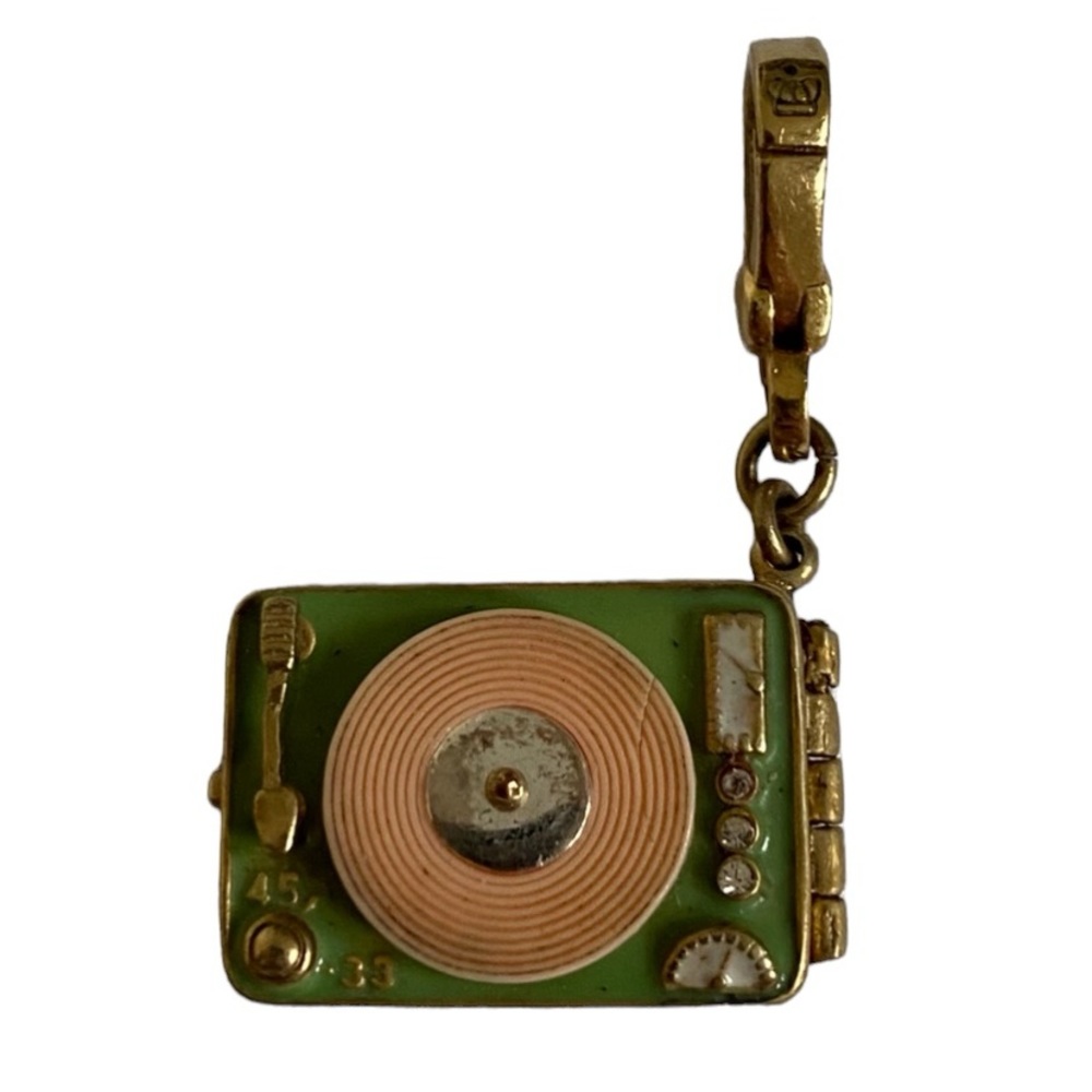 Juicy Couture Green Record Player Charm
